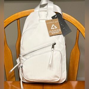 Madden Girl White Sling Bag